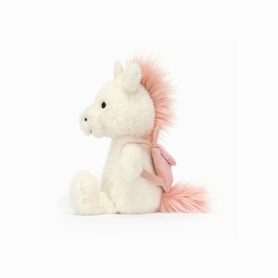 Jellycat Backpack Unicorn Australia | 958346FRY